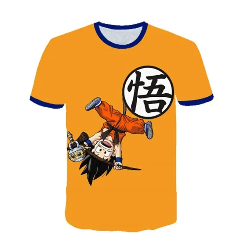 Summer 2024 Hot Men Japan Anime Goku All Over 3D Print Cosplay Children Street T-Shirts Unisex Large Size Top Short Sleeve