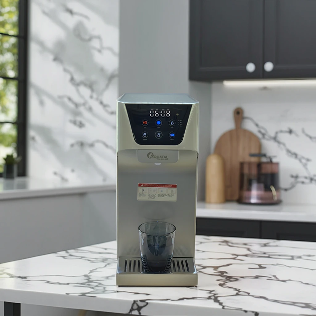 Electric Smart Water Purifier Dispenser Hot and Cold for Home or Hotel Use Durable Plastic Desktop Installation