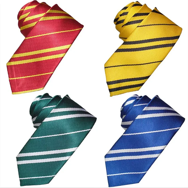 4 Farben Halloween-Krawatte, Magierschule Cosplay-Kostüm, Twill, Lässige College-Kostüm-Krawatte, Accessoire für Themenpartys und Kostüm-Requisiten – Detail 8
