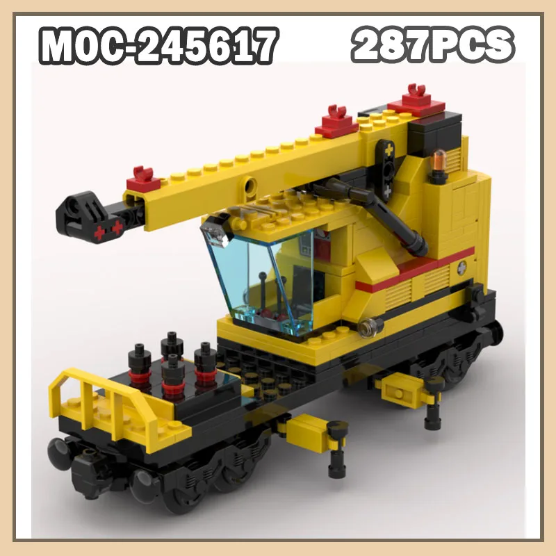 ชุดของเล่นตัวต่อ MOC-245617 รถวิศวกรรม ประกอบเป็นโมเดล 287 ชิ้น รถบรรทุกเครื่องมือในเมือง