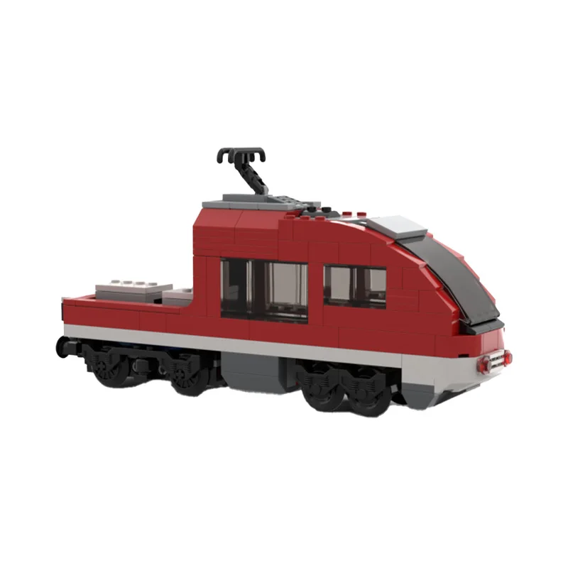 177 pçs série de veículos de engenharia tecnologia de carro motor vermelho bloco de construção modular modelo crianças diy montagem brinquedo aniversário