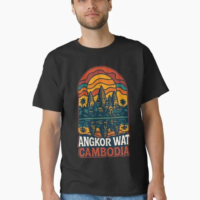 Angkor Wat Temple Cambodia Asia Travel Classic T-Shirt