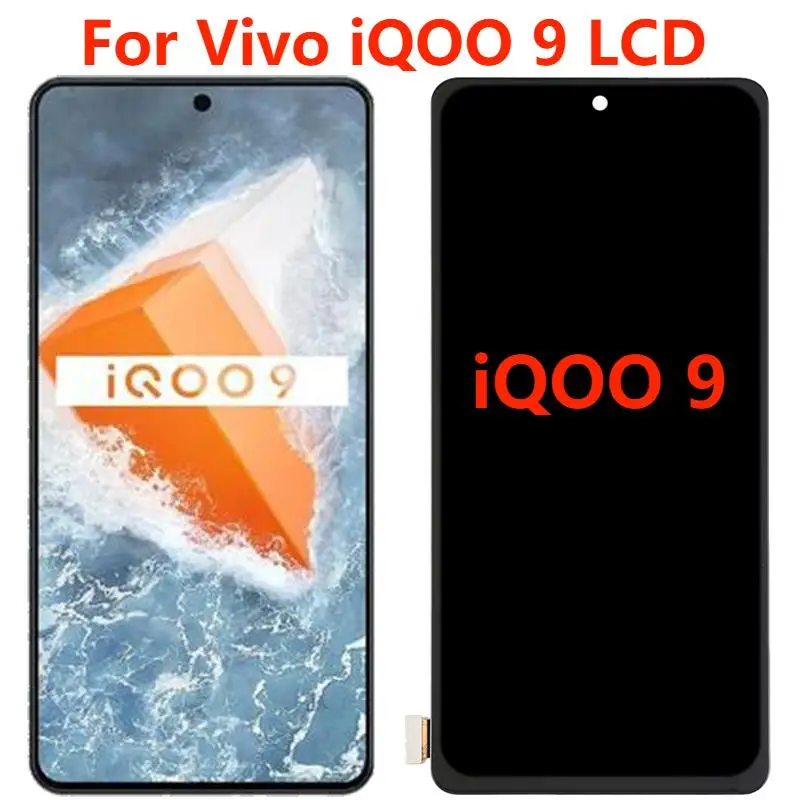 

Original AMOLED 6.56" For vivo iQOO 9 LCD Screen Digitizer Accessory For Vivo iQOO 9 Display Touch Screen Assembly Replacement