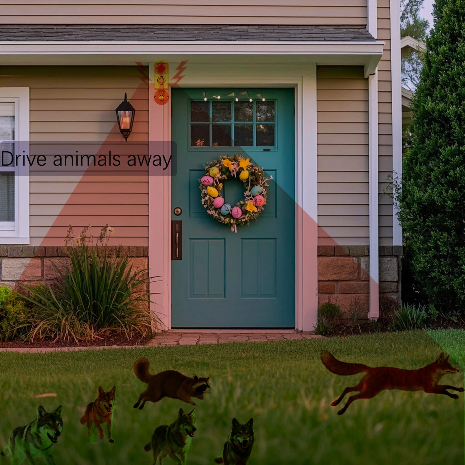 Detector de alarme de intrusão infravermelho wi-fi com controle de aplicativo tuya detecção de movimento alarme de intrusão wi-fi de segurança doméstica