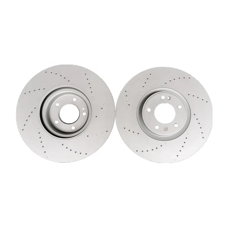 High Quality Auto Parts Brake System Brake Disc For Mercedes G-CLASS W463 Prime Rotor Drilled Front Brake Disc 4634210500