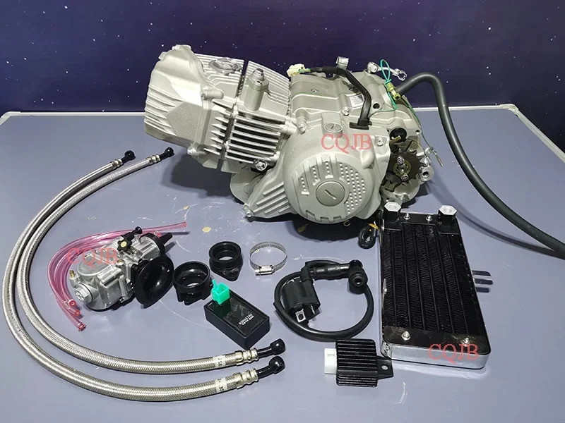 CQJB 4-stroke engine parts motorcycle engine assembly 190CC horizontal zs190 engine