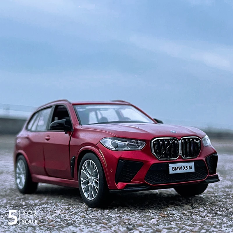 

1:32 BMW X5M SUV Alloy Car Diecasts & Toy Vehicles Car Model Sound and light Pull back Car Toys For Kids Gifts