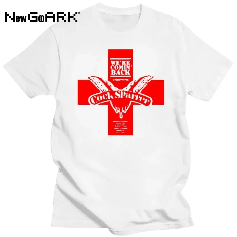 New Men's Tshirt S To 4xl Print Casual T-shirt Men Brand Cock Sparrer We're Comin Back  Tee