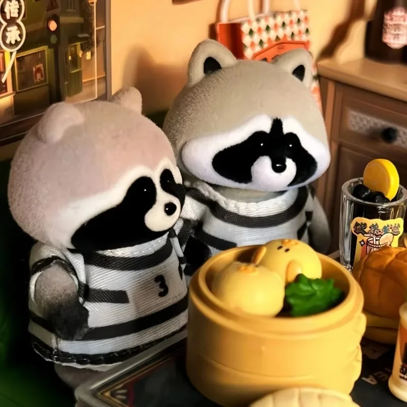 Nuova scatola cieca originale fagiolo sfocato piccola tigre foresta vicino serie scatola misteriosa modello di bambola anime giocattolo regalo a sorpresa di Natale