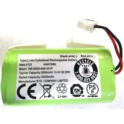 INR18650 M26-4S1P INR18650 M26-4S1P-1 Lithium Battery For ECOVACS CEN360 CEN361 DN620 DN621 DH35 DH43 DH45 DG500 Sweeping Robot