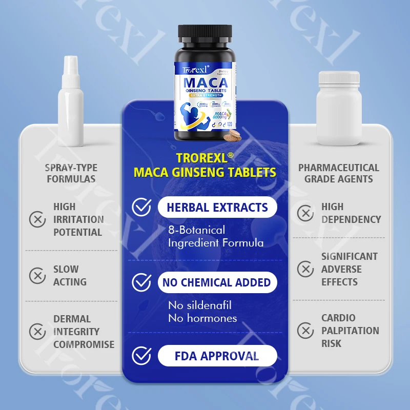 120 قبعة ماكا أشواغاندا الجينسنغ الصباح الطبيعي القدرة على التحمل وتعزيز التدفق محسن دعم المناعة | كوشير/حلال معتمد #6