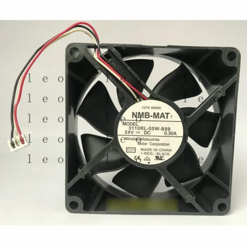 

BB New 3110RL-05W-B89 DC24V 0.30A 3wire Inverter Cooling Fan #tr