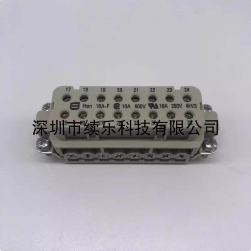 New 09200162813 HARTING Han16A-BU-S (17-32)，1PCS