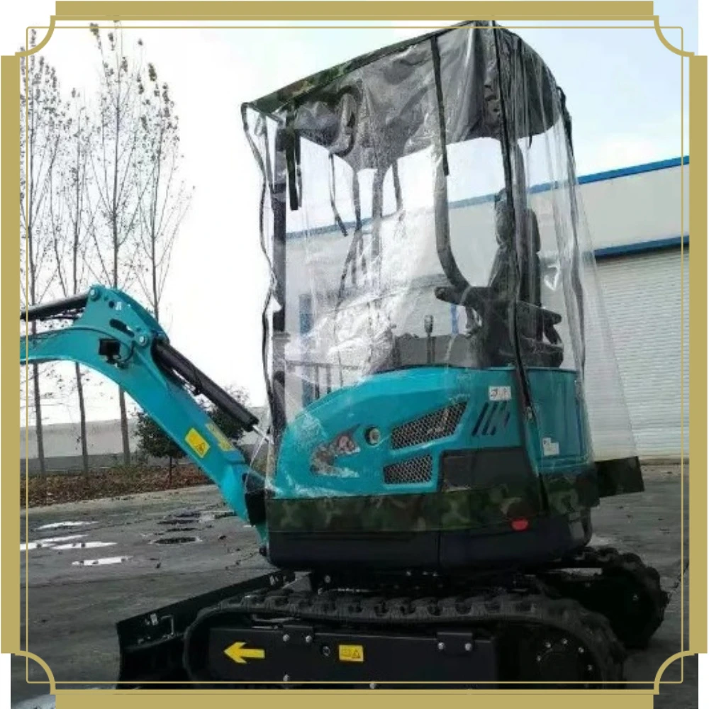 1PC New Mini Excavator Car Cover Awning Mosquito-proof Shed, Sunshade Net Shed