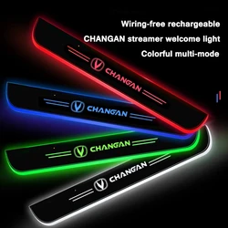 New USB Car 7 Color LED Wireless Pedal Light For Changan CS75 CS35 CS15 CS95 CS55 CS85  UNI-V UNI-T UNI-K Seer Aslvin V3 V7 PLUS