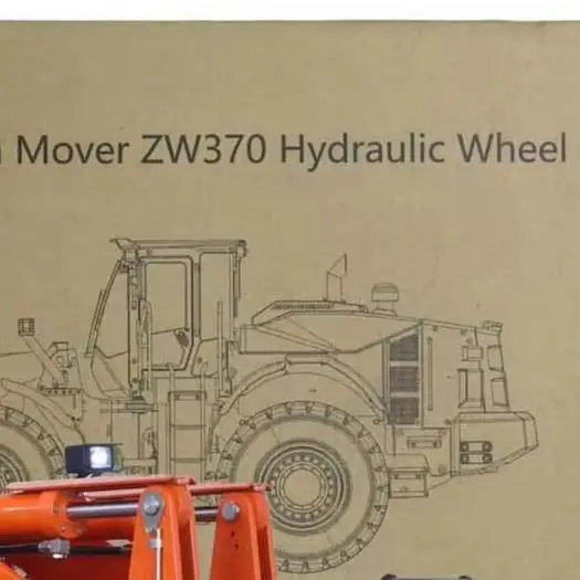 US Stock JDM 198 ZW370 1/14 Hydraulic RC Loader RTR Construction Vehicles Painted Finished Earth Mover Sound Model