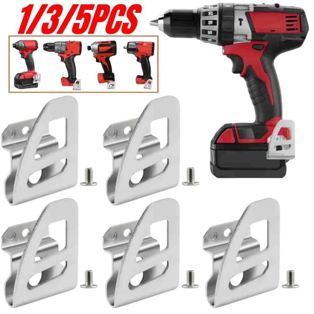 

Electric Drill Belt Clip Hooks with Screw For Milwaukee Drills Impact Drivers Wrenches Belt Clip Hook Power Tools Accessories