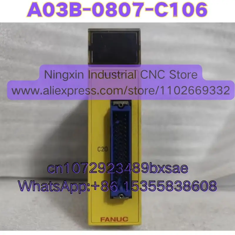 Second-hand A03B-0807-C106 A03B 0807 C106 IO Module Tested OK