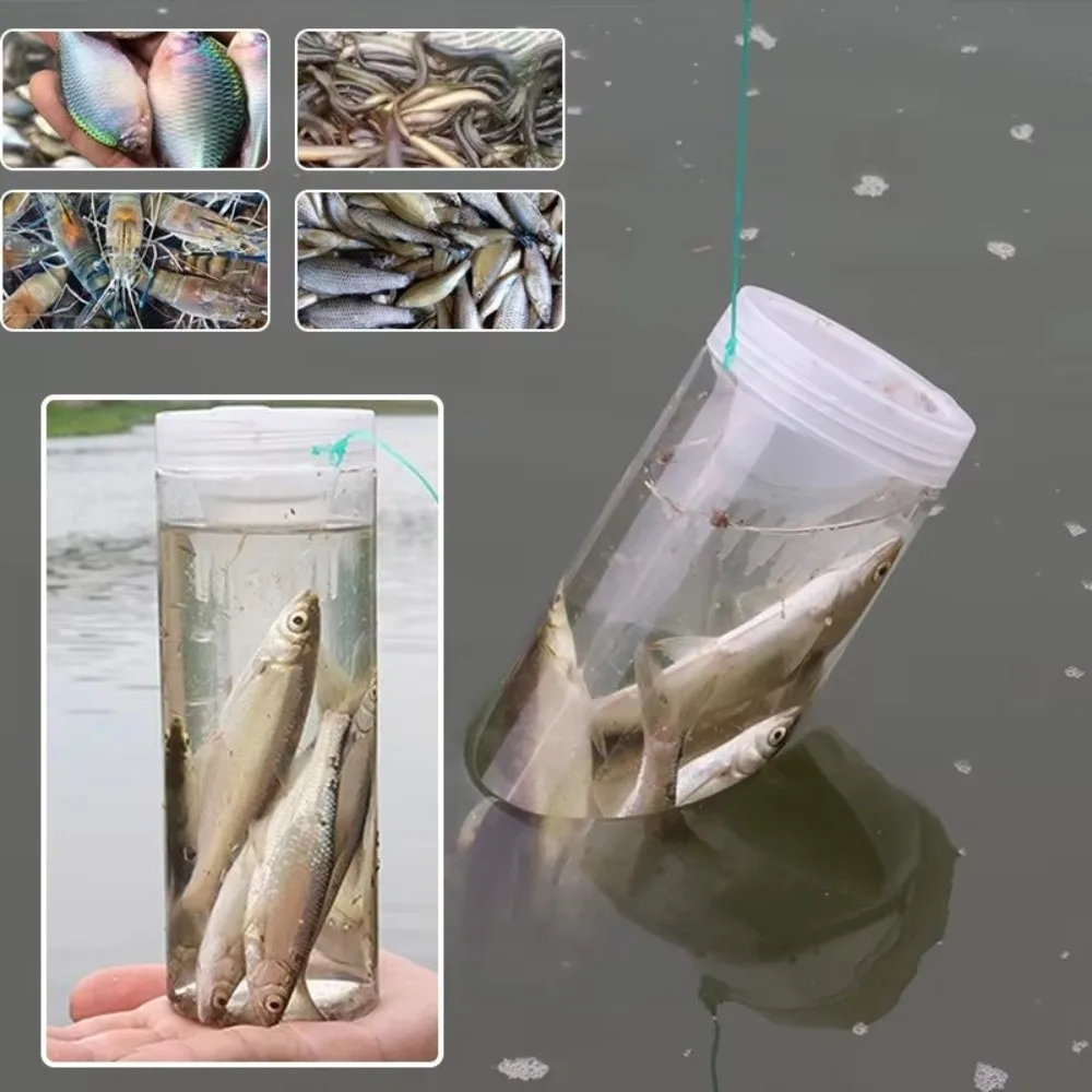 Trampa para peces botella reutilizable de plástico ligero infantil - imagen 2