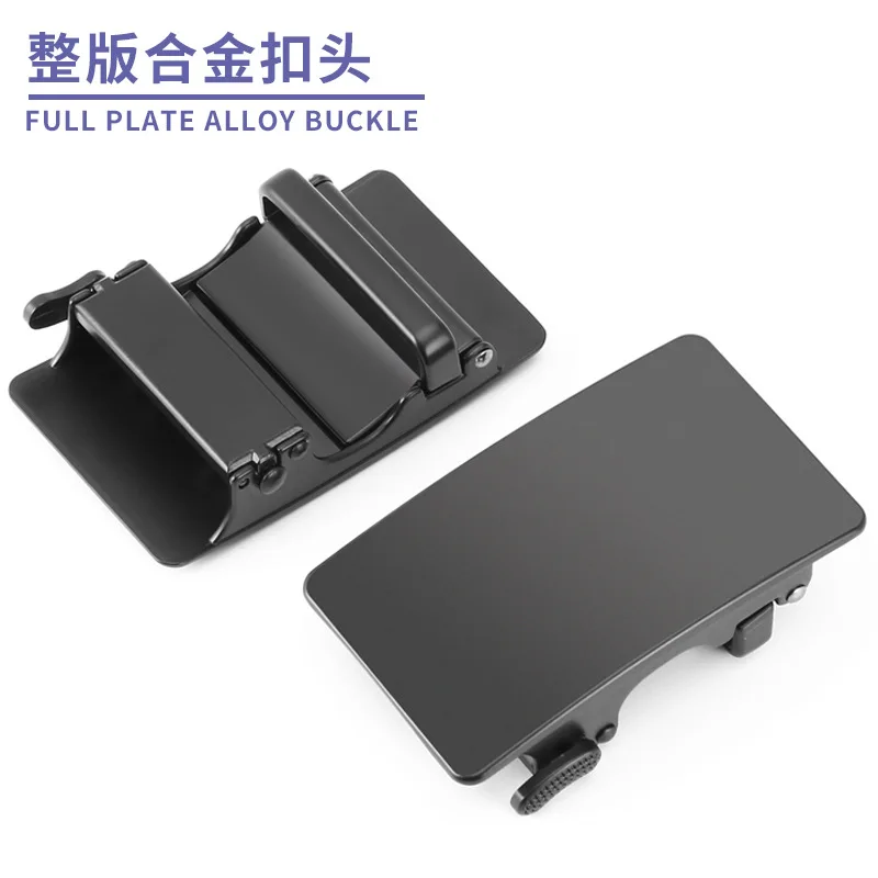 New Non Perforated Alloy Automatic Buckle Belt for Men, Thickened Nylon Weaving, Youth Outdoor Leisure Canvas Belt