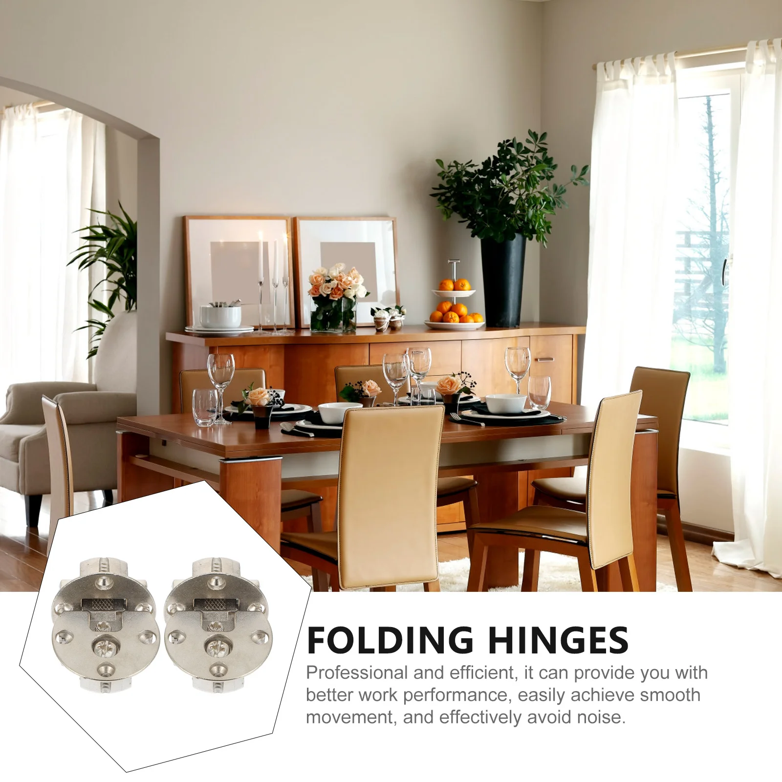 

2Pcs Zinc Alloy Folding Hinges Heavy Duty Concealed Furniture Flap Lid Efficient Silent Smooth Movement Cabinet Door Hinge