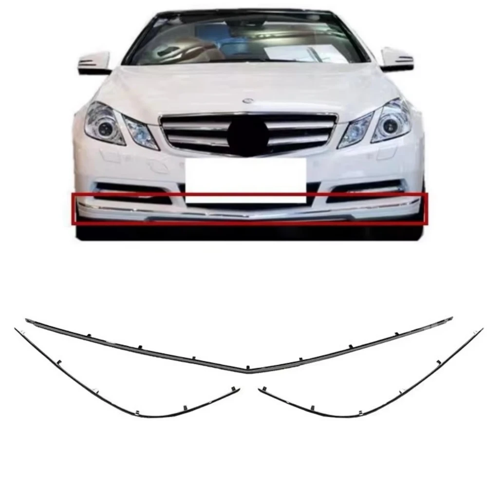 Front Bumper Chrome Decorative Strip A2078851921 A2078852021 A2078852321 For Mercedes Benz E-Class W207 Coupe 2009-2013 C207