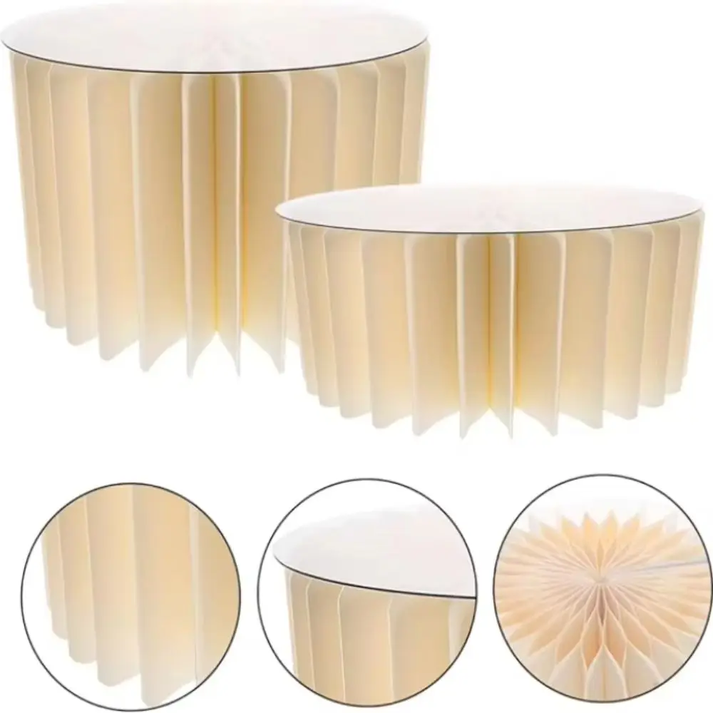 Combo Folding Display Stand Paper Column Ornament Dessert Stand Risers Roman Column Table Centerpiece Wedding