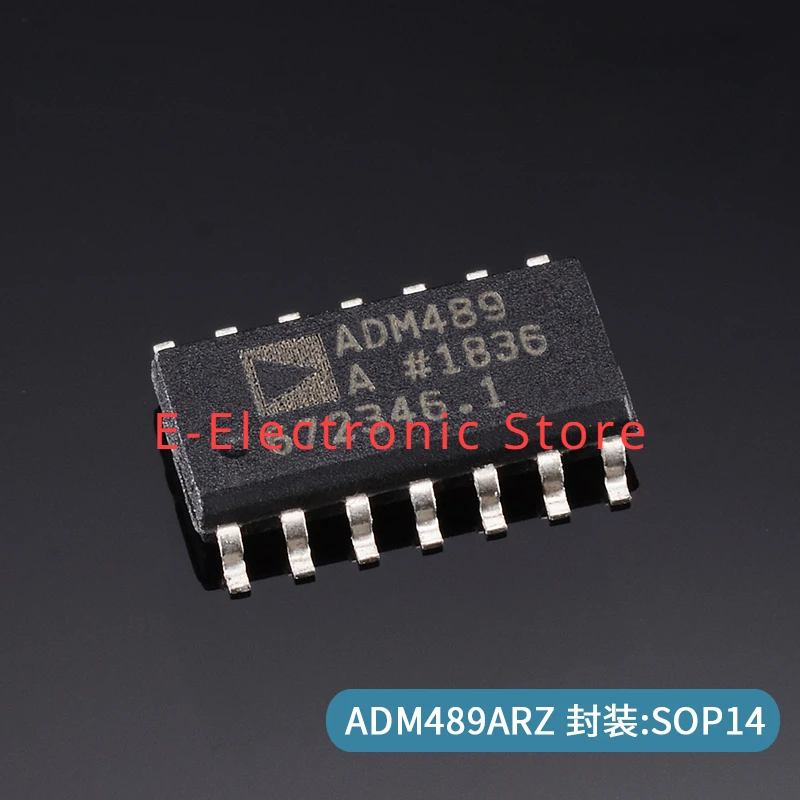 

5PCS/LOT ADM489ARZ ADM489AR Low Power RS485 Transceiver Package SOP-14