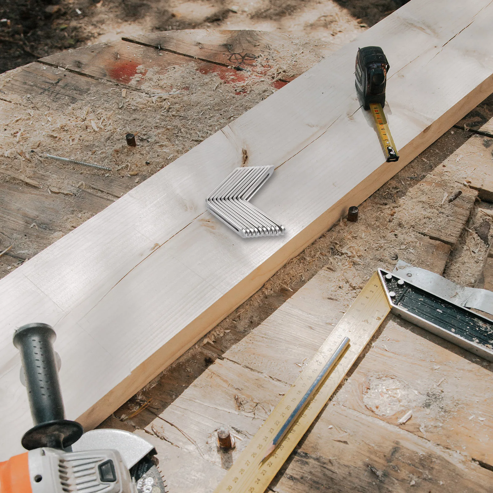 

10pcs Adjustable L Shape Stainless Steel Corner Brackets Heavy Duty Braces For Shelves Cabinets Wood Furniture Mounting Hardware