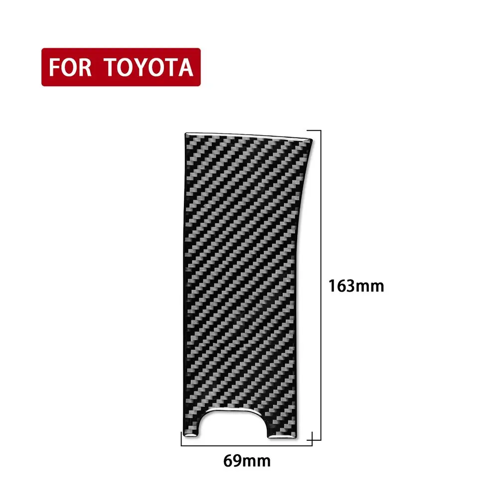 Brand New Decor Trim Sticker Hand Brake Cover Accessories Carbon Fiber Replacement For Toyota For Tacoma 2016-23