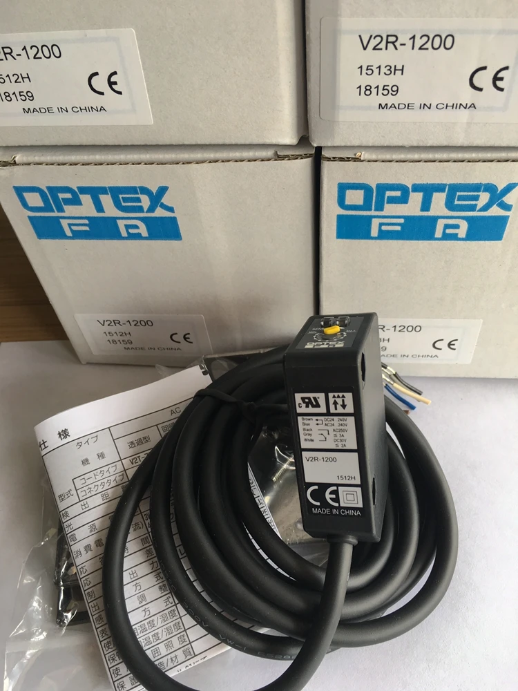 New original OPTEX mirror reflective photoelectric switch V2R-1200