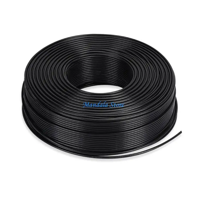 

U2JC 18AWG/20AWG/22AWG LED Strips Extension Cord Cable 2 Conductors Red Black Wire