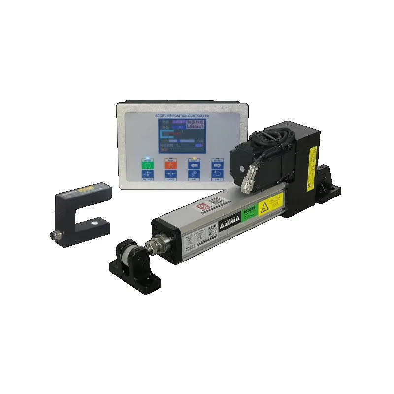 

Edge Position Control Web Guide System with Photoelectric Sensor for Textile and Non Woven Fabric