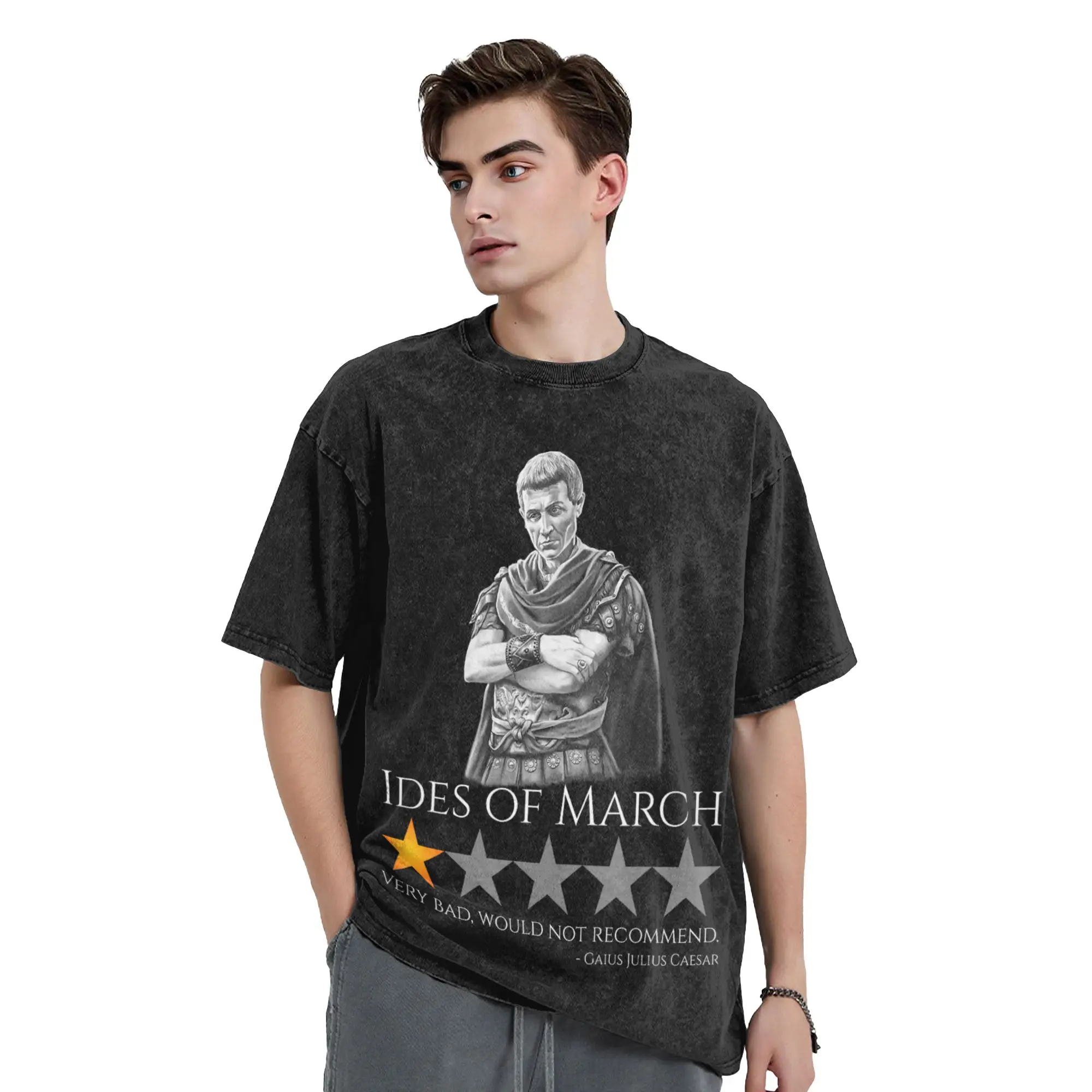 Julius Caesar Ides of March T Shirts Men's  Pure Cotton Unique T-Shirt Crewneck  Tees Short Sleeve Clothing Summer