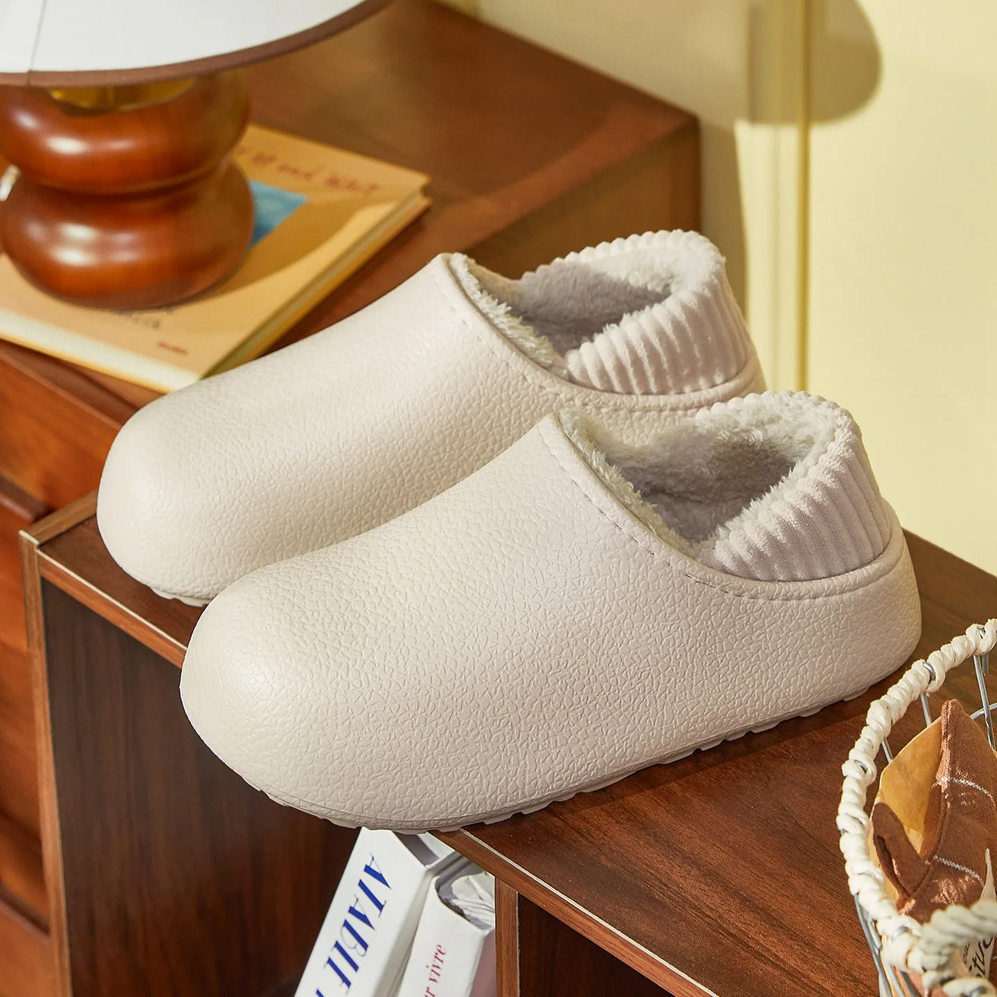 أحذية شتوية جديدة سهلة الارتداء من مادة EVA للرجال والنساء، أحذية عامة غير رسمية برأس كبير، نعال سميكة خفيفة الوزن، جميعها ترتدي أحذية المطر #1