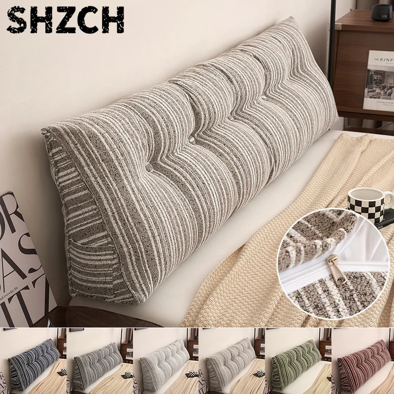 1pc 2026 New Large Triangular Wedge Pillow- Removable Four-Season Cushion, Suitable for Headboards, Sofas, Floors, and Tatami