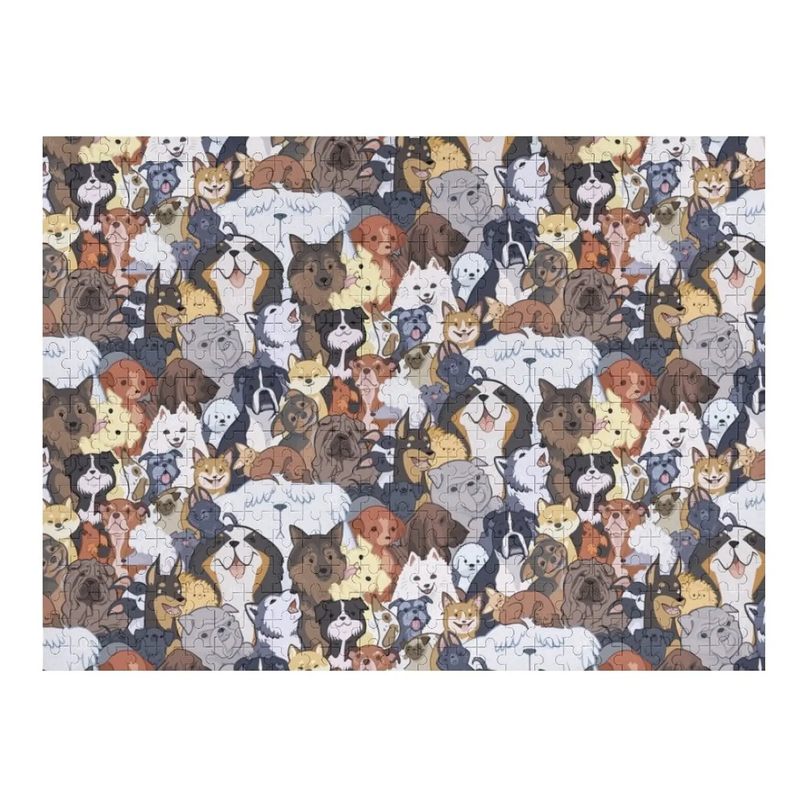 

Pupper Party Jigsaw Puzzle Personalized Photo Gift Customizeds For Kids Puzzle