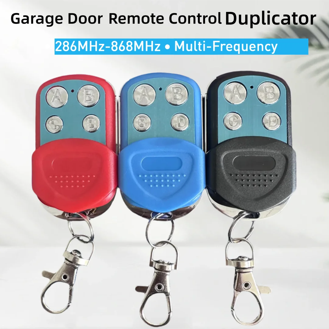 Universal Multifrequency Duplicator Garage Remote Controller Command Clone Self-copying Automation Gate 280-868MHZ