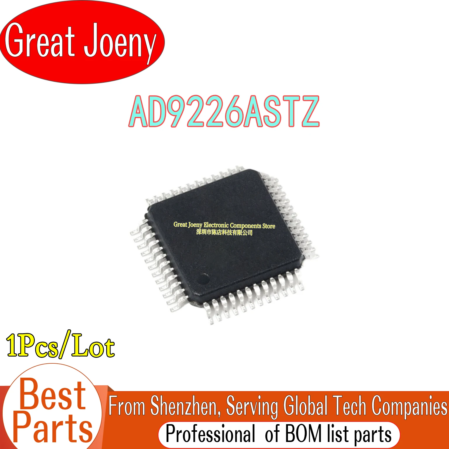 100% New Original AD9226ASTZ AD9226 IC Chipset LQFP-48