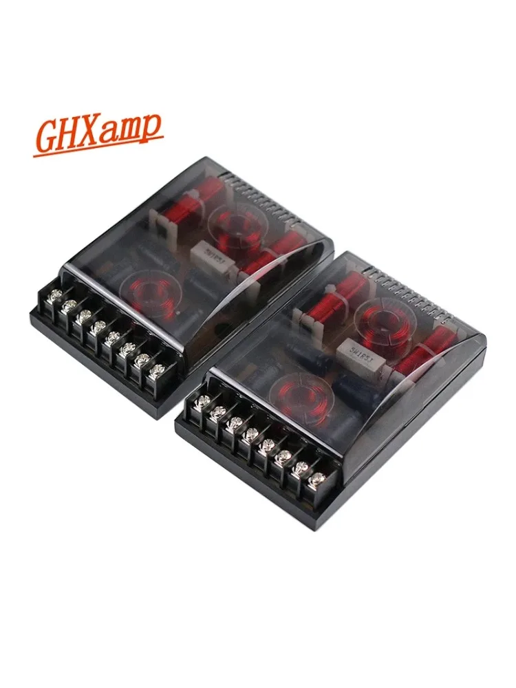 GHXAMP 3-drożny zwrotnik do głośników samochodowych 150W, głośnik wysokotonowy, średniotonowy, niskotonowy, rozdzielacz do głośników samochodowych, 3-drożny zwrotnik 800HZ-2800HZ, 2 sztuki — zdjęcie produktu 7
