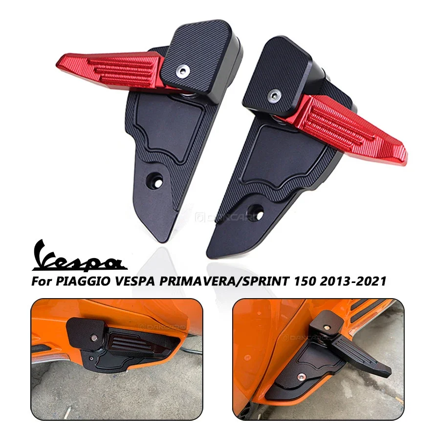 

Footrest Foot Peg Pedal For VESPA PRIMAVERA/SPRINT 150 2013-2019 2020 2021 Motorcycle Foot Rests Rear Passenger Foot-Peg Scooter