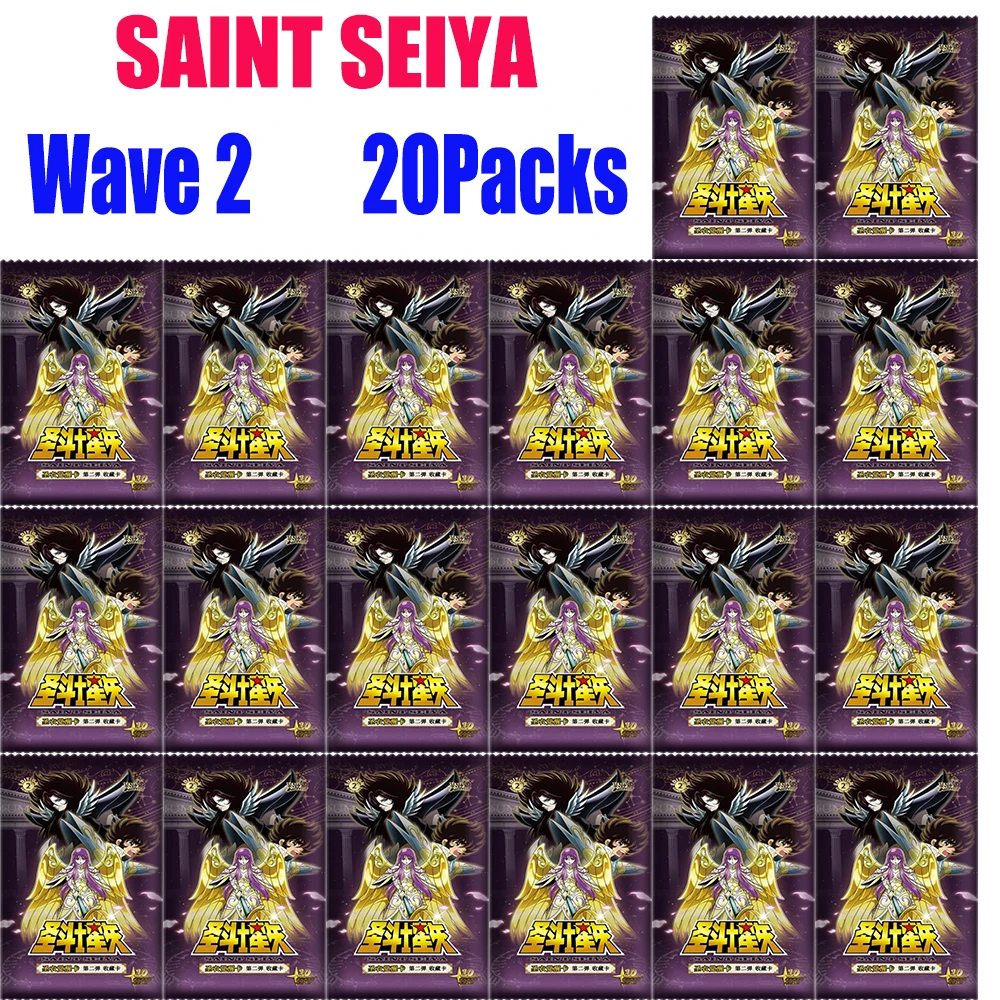 

100% KAYOU Saint Seiya Cards Anime Card 20Packs SE BP MR UR QR Card Collection Card Christmas birthday Gifts For Kids