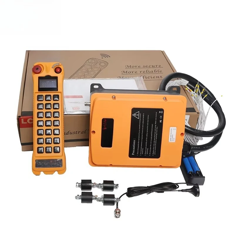 21-Channel single-speed wireless industrial remote control with display