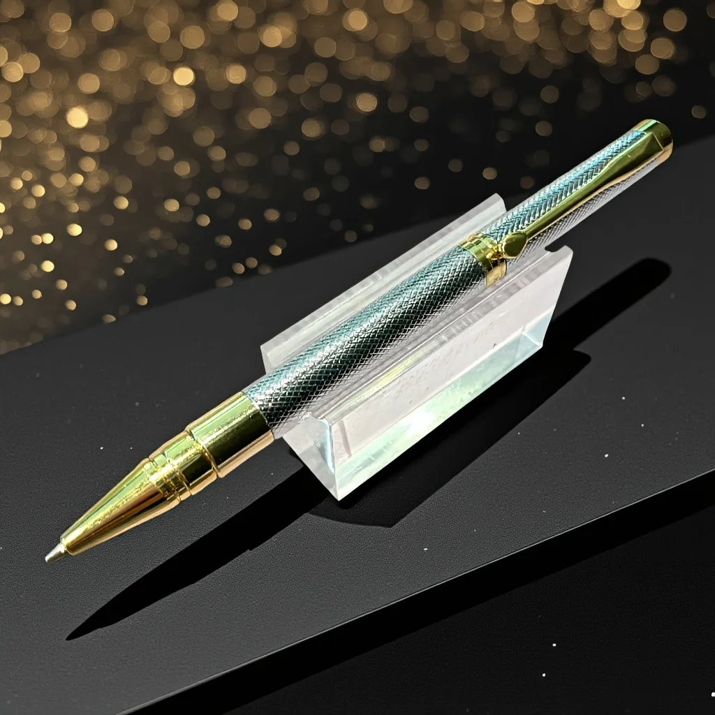 Ballpoint Pens Black Pens Medium Ball Point 1.0mm Smooth Writing Grip Metal Retractable Executive Business Office Fancy Nice Gif