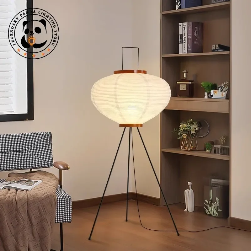 

Japanese Designer Table Lamps Art Retro Rice Paper Light Home Decoration Parlor Bedroom Bedside Study Cafe Kitchen Lofa Fixtures
