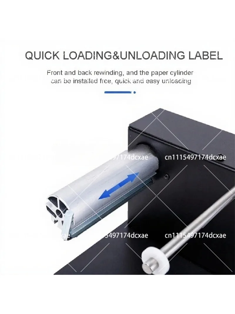 Automatic Label Rewinder 180mm Sticker Rewinder Barcode Label Machine Two-way Rewinder for Label Paper Roll