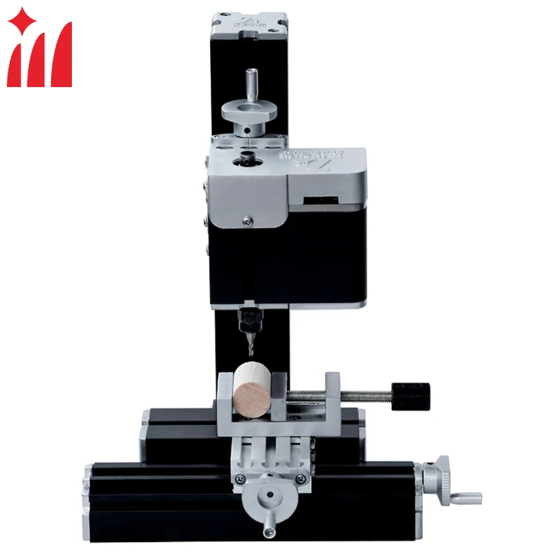 Mini Metal Milling Machine 60 W 12000 rpm Miniature Vertical Mill Lathe Woodworking DIY Miller