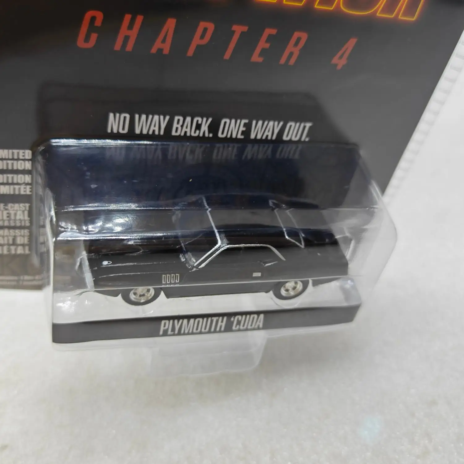 

1: 64 Speed Chase 4-John Wick 1971 Plymouth Cuda 62020-F