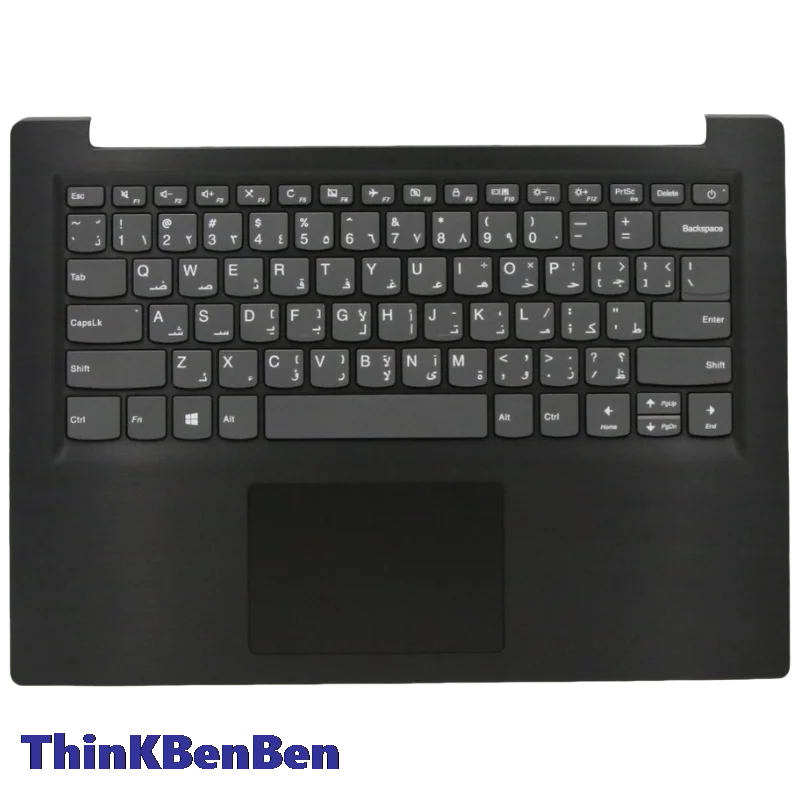 ARA Arabic Keyboard Black Upper Case Palmrest Shell Cover For Ideapad S145 14 IKB 14AST 14API 14IGM 14IWL 14IIL 5CB0X55750