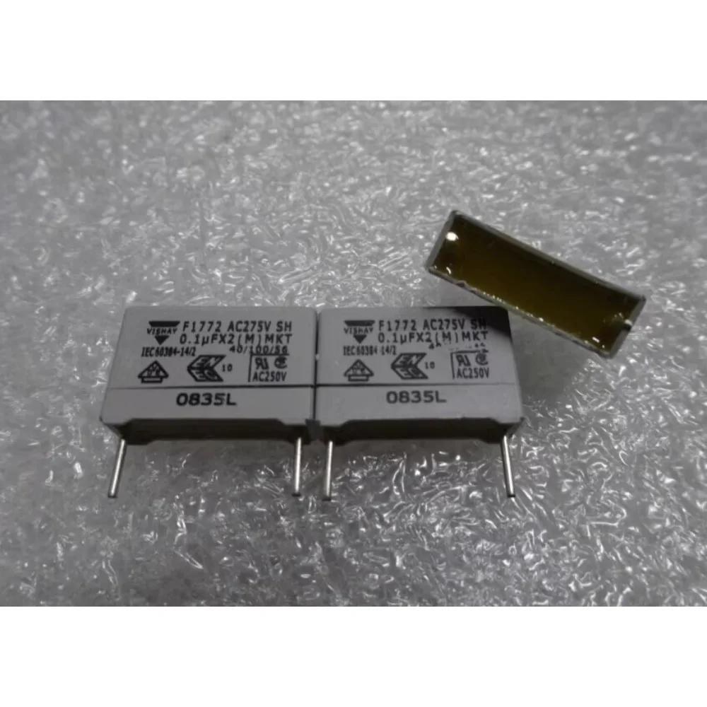

10PCS F1772 0.1uf/275vAC 100nf u1 104 New 15mm Film Capacitor (Thickness: 5.8mm)